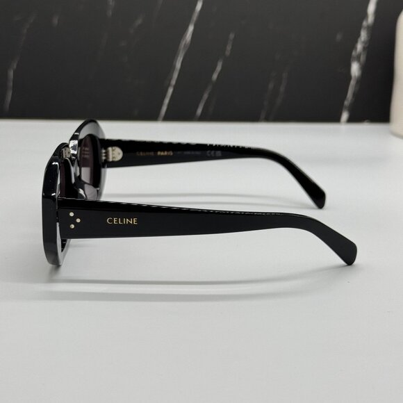 NEW CELINE CL40319F 01Y BLACK GRAY WOMEN SUNGLASSES CELINE - Picture 6 of 10